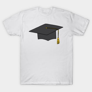 Golden Yellow Tassel Graduation Cap T-Shirt